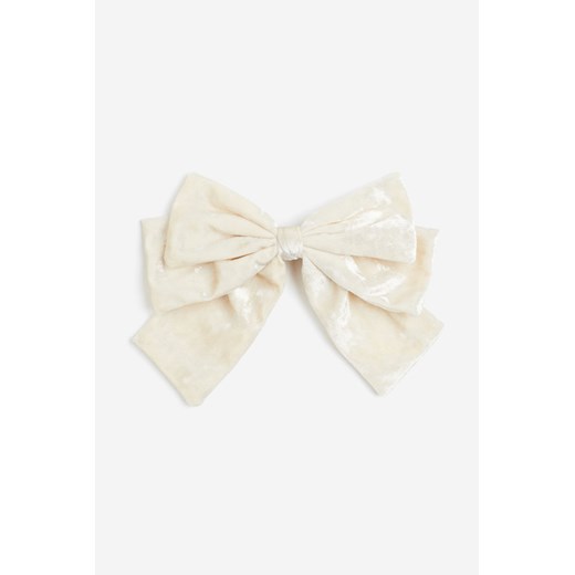 H & M - Spinka do włosów zdobiona kokarda - Biały H & M One Size H&M