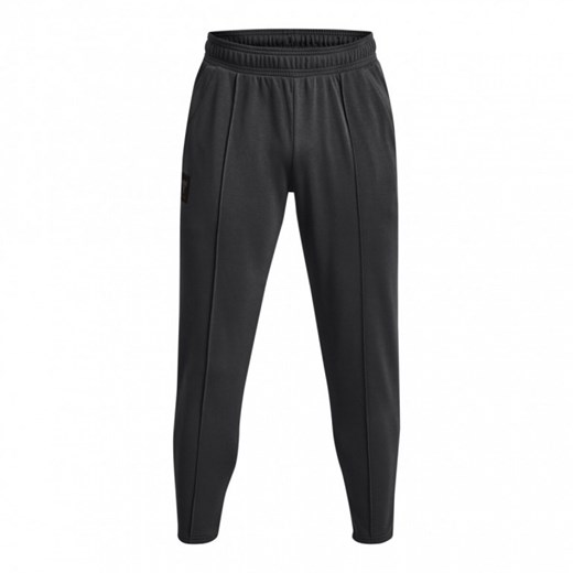 Męskie spodnie treningowe Under Armour Project Rock Terry Gym Pant Q4 - szare ze sklepu Sportstylestory.com w kategorii Spodnie męskie - zdjęcie 162130026