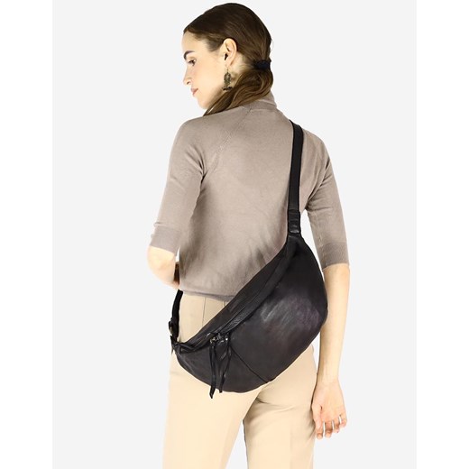 Uniwersalna torebka nerka półksiężyc crossbody runway - skóra naturalna Marco uniwersalny okazja Verostilo