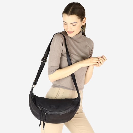 Uniwersalna torebka nerka półksiężyc crossbody runway - skóra naturalna Marco uniwersalny Verostilo okazja