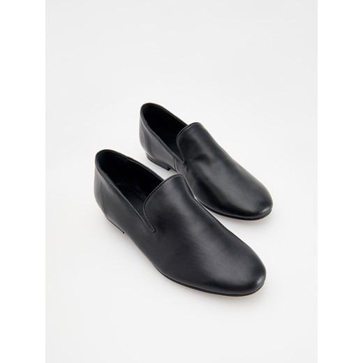 Reserved - Skórzane loafersy - Czarny Reserved 39 Reserved