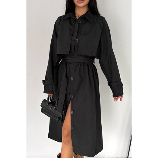 Trencz PANSIMA BLACK 42 wyprzedaż Ivet Shop