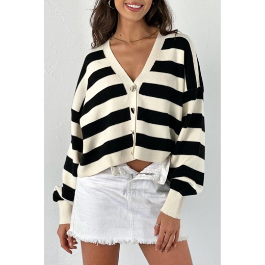 Kardigan BALENSA BLACK uniwersalny Ivet Shop okazja