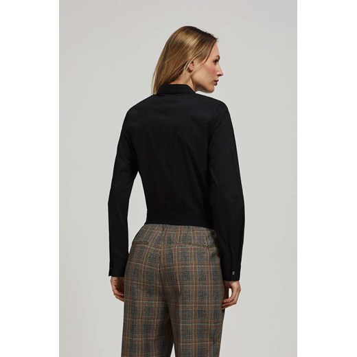 Gładka koszula z ozdobnymi guzikami XXL Moodo.pl