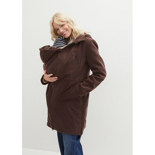 Płaszcz ciążowy/ kurtka z wstawką  na nosidełko dla niemowląt 50 bonprix