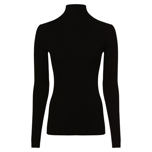 JOOP! Sweter damski Kobiety wiskoza czarny jednolity ze sklepu vangraaf w kategorii Swetry damskie - zdjęcie 162196157