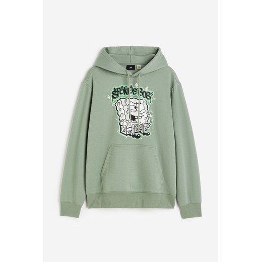 H & M - Bluza z kapturem Regular Fit - Zielony H & M 3XL H&M
