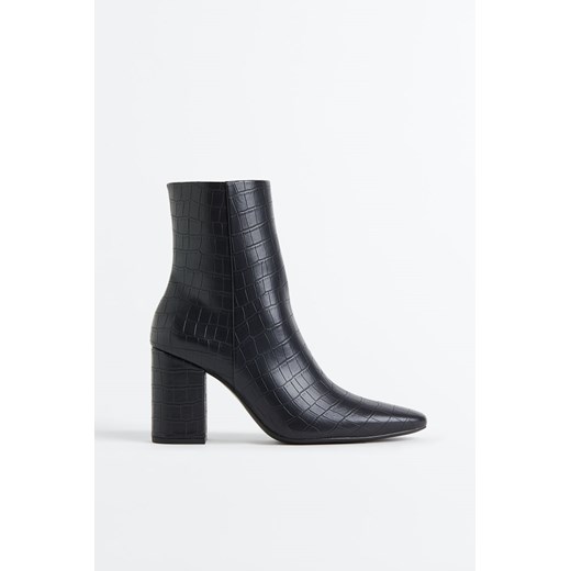 H & M - Botki na obcasie - Czarny H & M 38 H&M