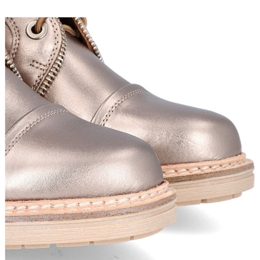 Botki Alma En Pena sznurowane płaskie 