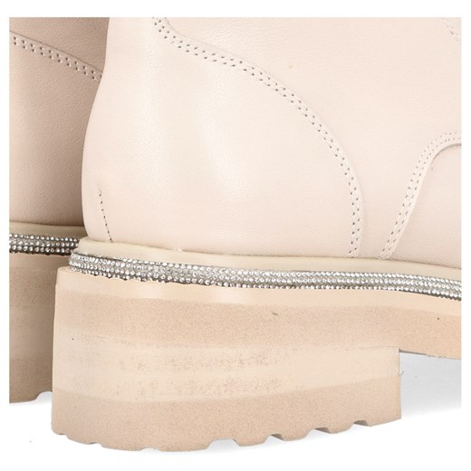 Workery damskie Alma En Pena na płaskiej podeszwie na zamek casual 