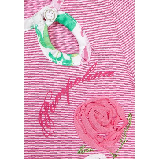 Pampolina Sukienka z dżerseju pink/rose zalando rozowy bawełna