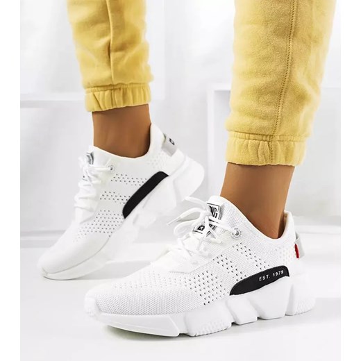 Białe sneakersy Big Star JJ274271 37 gemre okazja