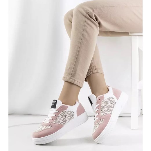 Buty sportowe damskie Gemre na wiosnę sznurowane 