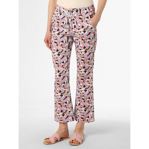 Rosner Spodnie Kobiety różowy wzorzysty ze sklepu vangraaf w kategorii Spodnie damskie - zdjęcie 162213567