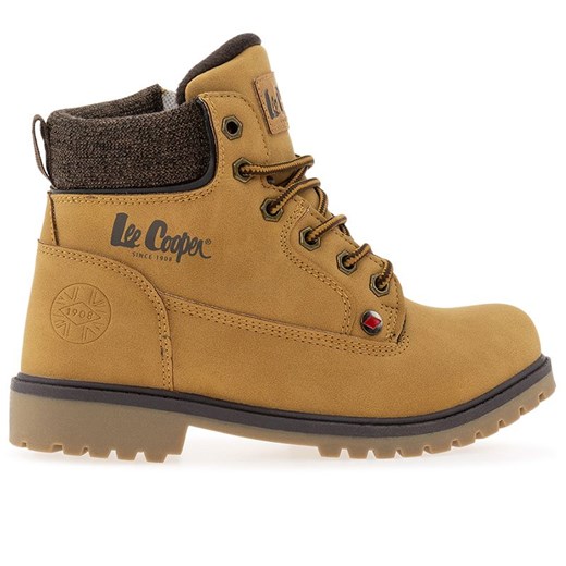 Buty Lee Cooper Smartstep LCJ-22-01-1490K - brązowe ze sklepu streetstyle24.pl w kategorii Buty zimowe dziecięce - zdjęcie 162213716