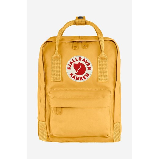 Fjallraven plecak Kanken Mini kolor żółty mały z aplikacją F23561.160-160 ze sklepu PRM w kategorii Plecaki - zdjęcie 162215317