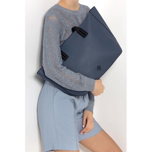 Shopper bag Ochnik ze skóry ekologicznej mieszcząca a6