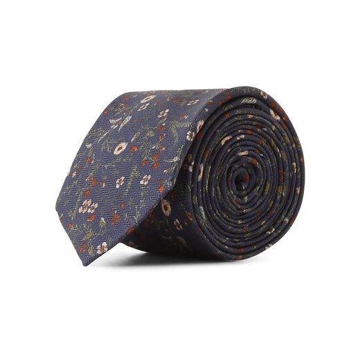 Prince BOWTIE Krawat jedwabny męski Mężczyźni Jedwab indygo wzorzysty ze sklepu vangraaf w kategorii Krawaty - zdjęcie 162272578