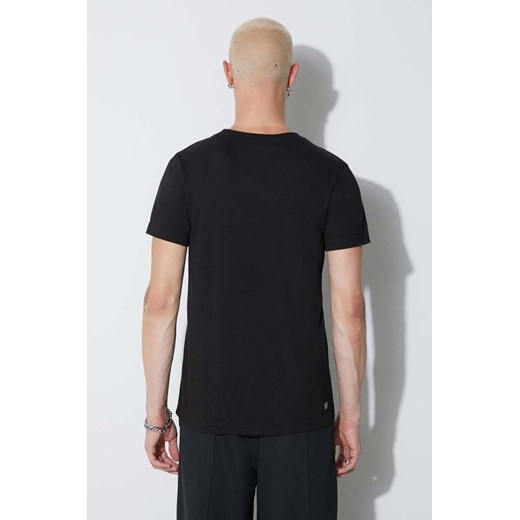 T-shirt męski Lacoste z nadrukami z krótkimi rękawami 