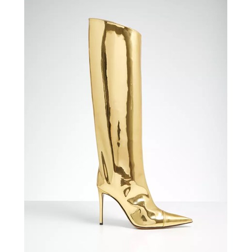 Alexandre Vauthier Złote opalizujące kozaki Alex rozmiar 37.5 Alexandre Vauthier 40 wyprzedaż Moliera2.com