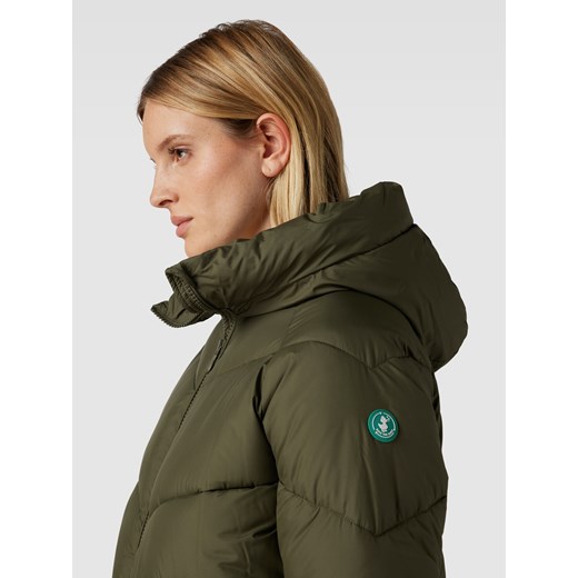 Płaszcz pikowany z aplikacją z logo model ‘JANIS’ Save The Duck L promocja Peek&Cloppenburg 