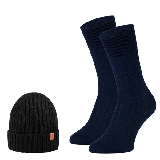 Czapka zimowa męska czarna Regina Socks