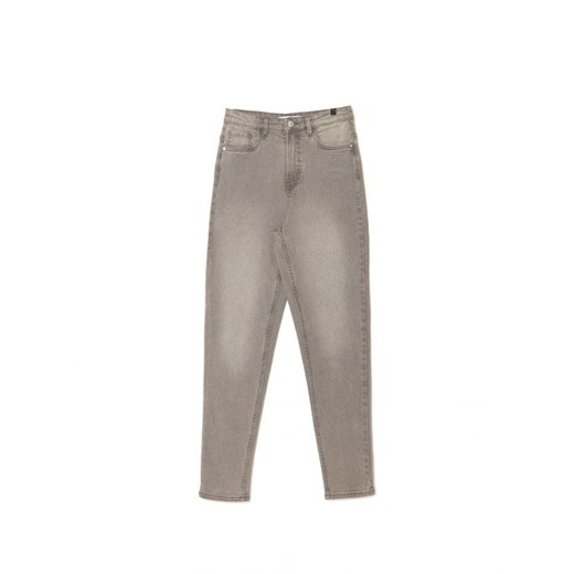 Cropp - Szare jeansy mom slim - szary ze sklepu Cropp w kategorii Jeansy damskie - zdjęcie 162300475