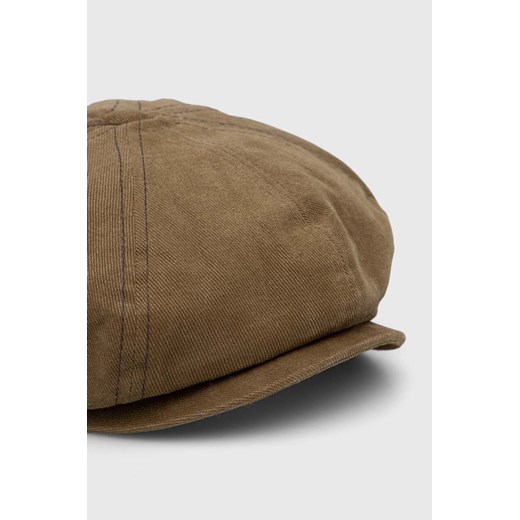 Kangol kaszkiet bawełniany kolor zielony bawełniany Kangol S ANSWEAR.com