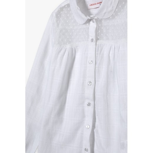 Biała koszula dziewczęca Lincoln & Sharks By 5.10.15. 
