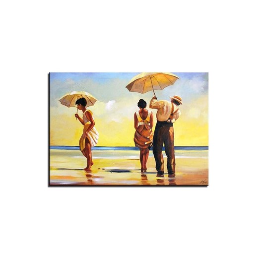 Reprodukcja namalowana olejem Jack Vettriano, Mad dogs ze sklepu ANSWEAR.com w kategorii Dekoracje ścienne - zdjęcie 162320829