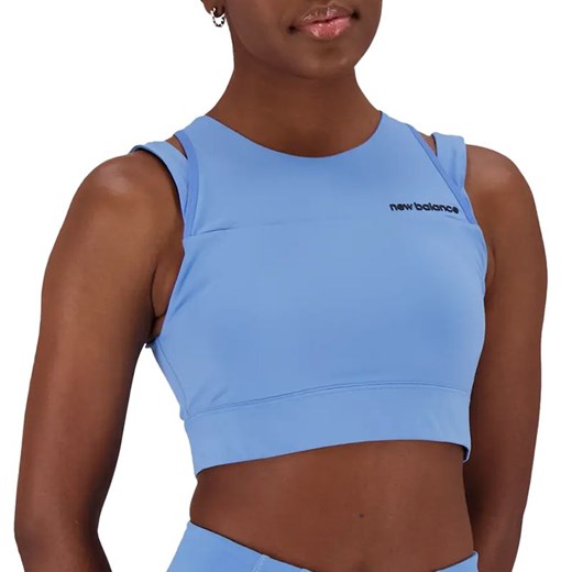 Biustonosz sportowy New Balance WB21110HER - niebieski ze sklepu streetstyle24.pl w kategorii Biustonosze - zdjęcie 162320875