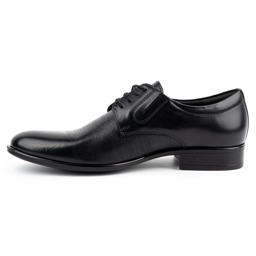 Buty eleganckie męskie sznurowane skórzane na jesień
