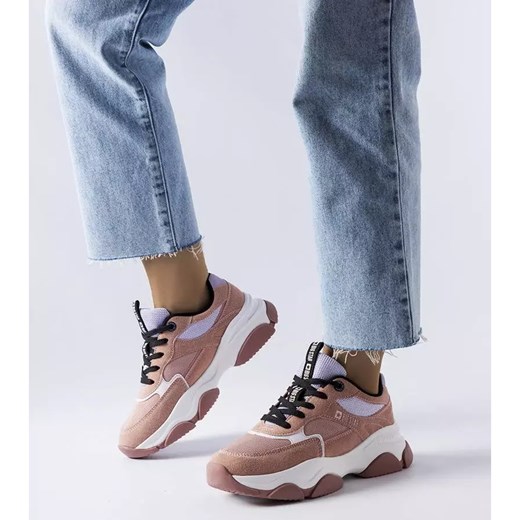 Różowe sneakersy Big Star JJ274577 39 ButyModne.pl