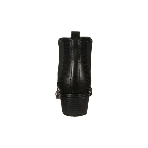 Even&Odd Ankle boot black zalando czarny bez wzorów/nadruków