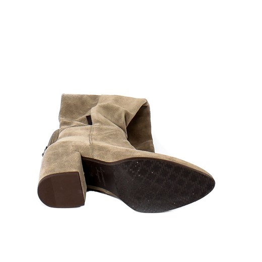 Kozaki Verano 20-285 Taupe Welur TN Verano wyprzedaż EuroButy.com.pl