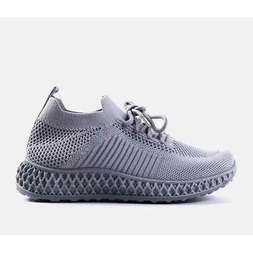 Szare dziecięce sneakersy Huntz 31 ButyModne.pl