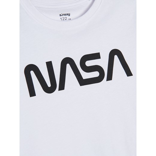 Sinsay - Koszulka NASA - biały Sinsay 98 Sinsay