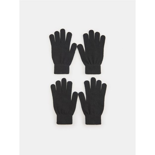 Czarne rękawiczki Sinsay 