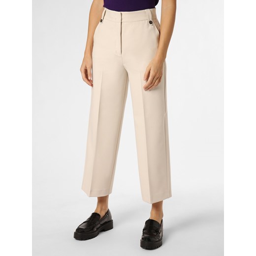 MAX&Co. Spodnie Kobiety beżowy jednolity ze sklepu vangraaf w kategorii Spodnie damskie - zdjęcie 162356917