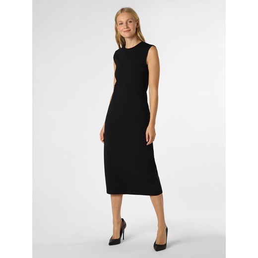 Max Mara Leisure Sukienka damska Kobiety granatowy jednolity ze sklepu vangraaf w kategorii Sukienki - zdjęcie 162356948