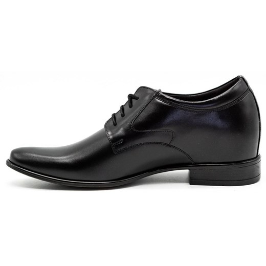 Buty męskie wizytywe P11 podwyższające czarne ze sklepu butyolivier w kategorii Buty eleganckie męskie - zdjęcie 162370509