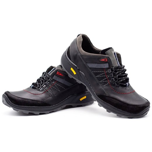 Męskie buty trekkingowe 274GT czarne ze sklepu butyolivier w kategorii Buty trekkingowe męskie - zdjęcie 162370547