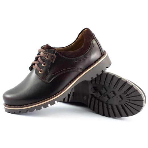 Buty męskie skórzane 879 kabir ze sklepu butyolivier w kategorii Półbuty męskie - zdjęcie 162370578