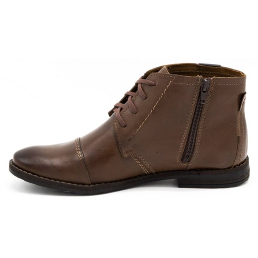 Buty męskie zimowe trzewiki 315MP brązowe Buty Olivier 43 butyolivier