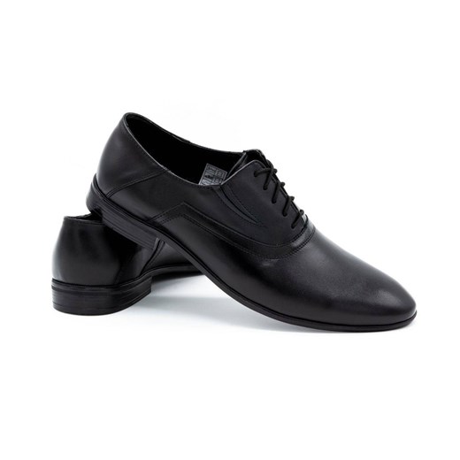 Buty męskie skórzane wizytowe 291 czarne ze sklepu butyolivier w kategorii Buty eleganckie męskie - zdjęcie 162371069