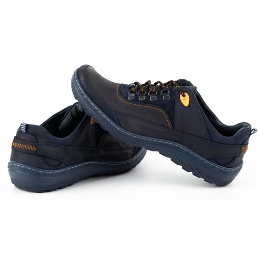 Męskie buty trekkingowe 268 granatowe ze sklepu butyolivier w kategorii Buty trekkingowe męskie - zdjęcie 162371128