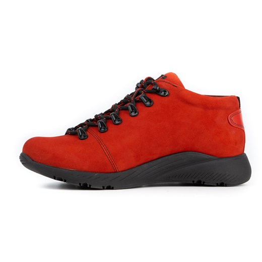 Damskie buty trekkingowe 674BB czerwone ze sklepu butyolivier w kategorii Buty trekkingowe damskie - zdjęcie 162371348