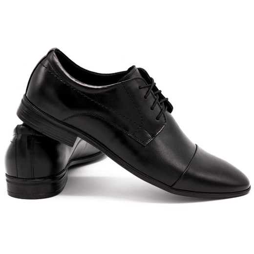 Buty męskie wizytowe 294LU czarne ze sklepu butyolivier w kategorii Buty eleganckie męskie - zdjęcie 162371866