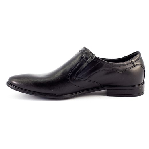 Buty męskie wizytowe wsuwane 284 czarne ze sklepu butyolivier w kategorii Buty eleganckie męskie - zdjęcie 162371869