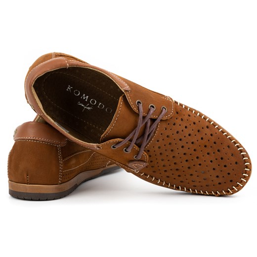 Buty męskie skóra mokasyny 875 lato camel ze sklepu butyolivier w kategorii Mokasyny męskie - zdjęcie 162372229